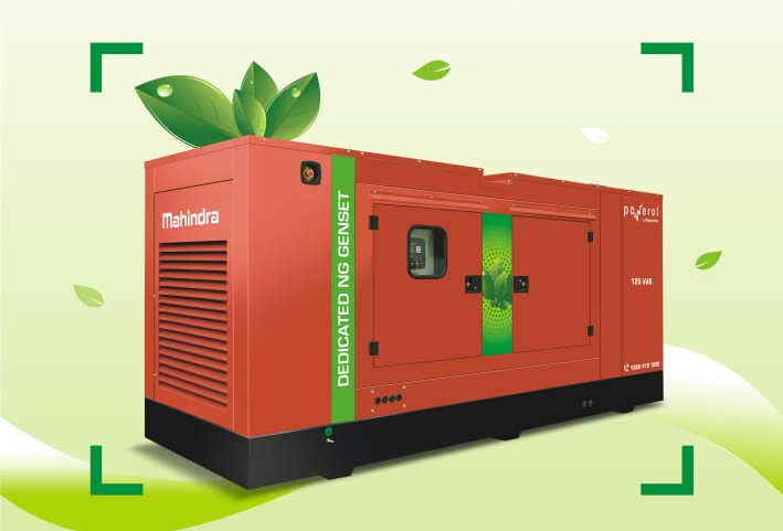 10.5 to 125 kVA GAS GENSET